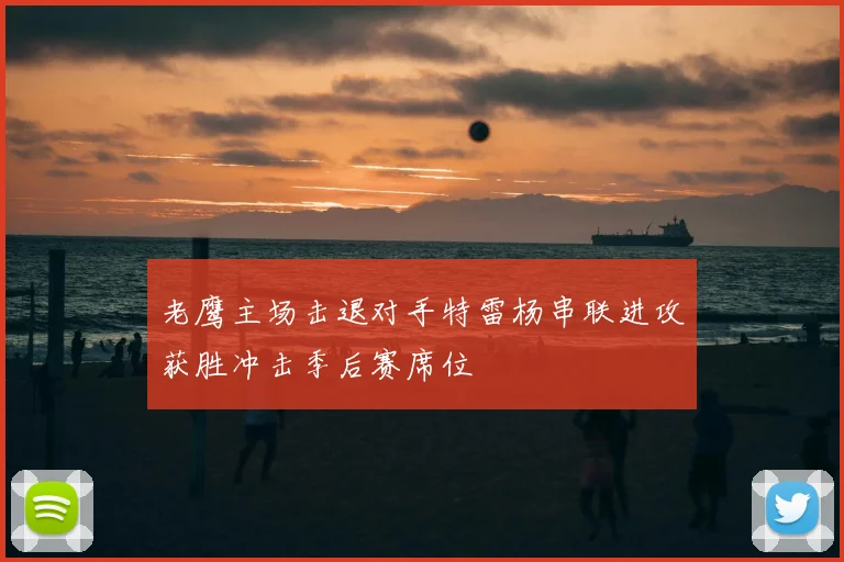 老鹰主场击退对手特雷杨串联进攻获胜冲击季后赛席位