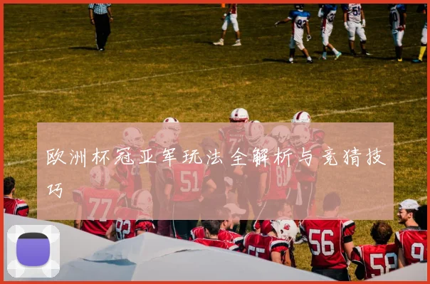 欧洲杯冠亚军玩法全解析与竞猜技巧