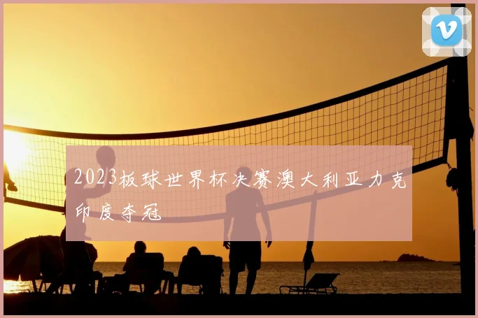 2023板球世界杯决赛澳大利亚力克印度夺冠